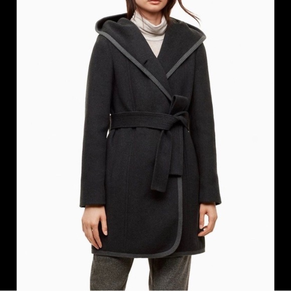 Grey xs wool coat, perfect condition